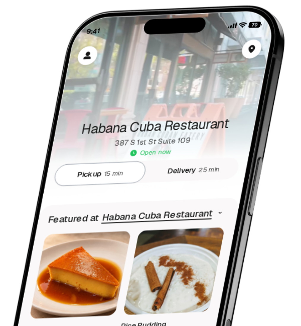 Habana Cuba Restaurant app preview