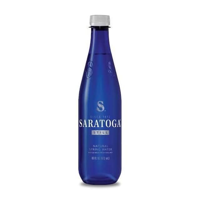 Saratoga Sparkling Water.